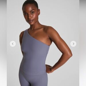 NWT Spanx Asymmetrical tank in orchid